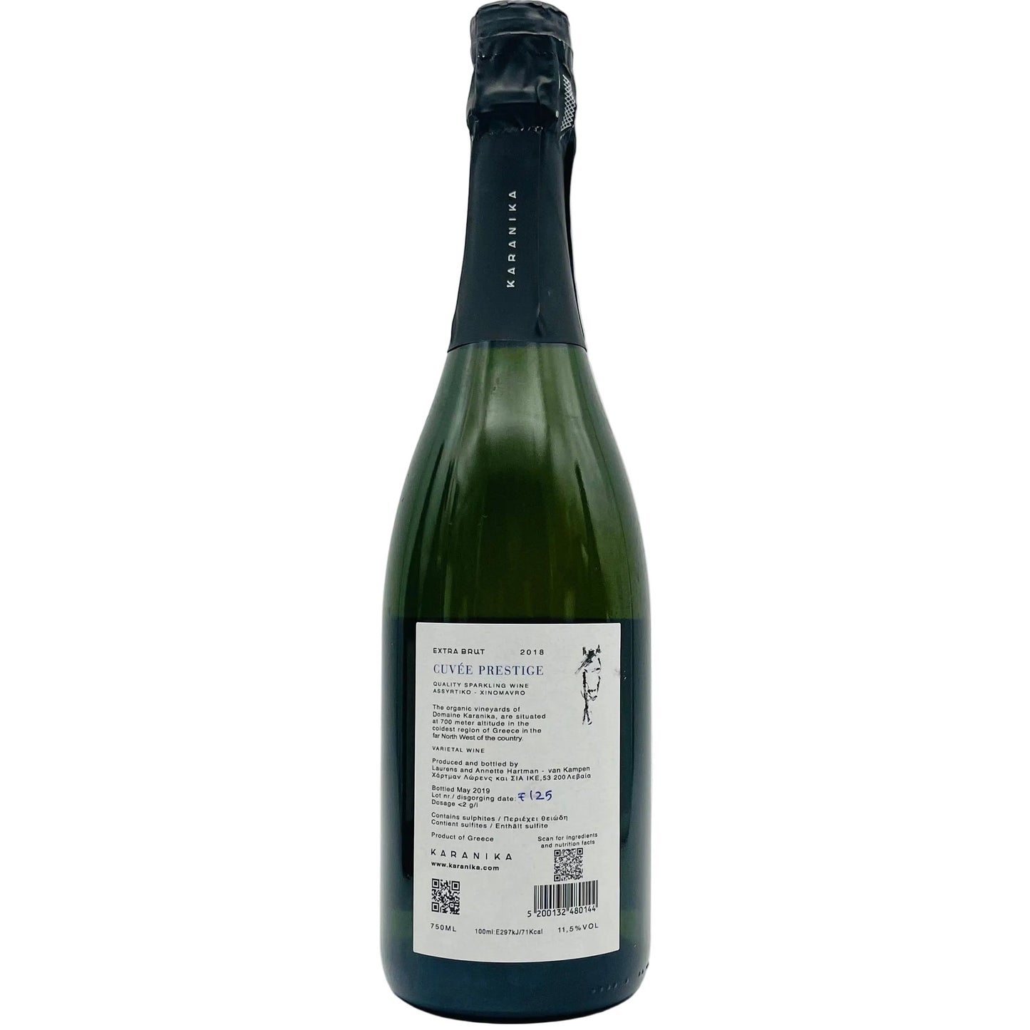 Cuvée Prestige Extra Brut 2018 Domaine Karanika - The Winehouse Domaine Karanika Schaumwein
