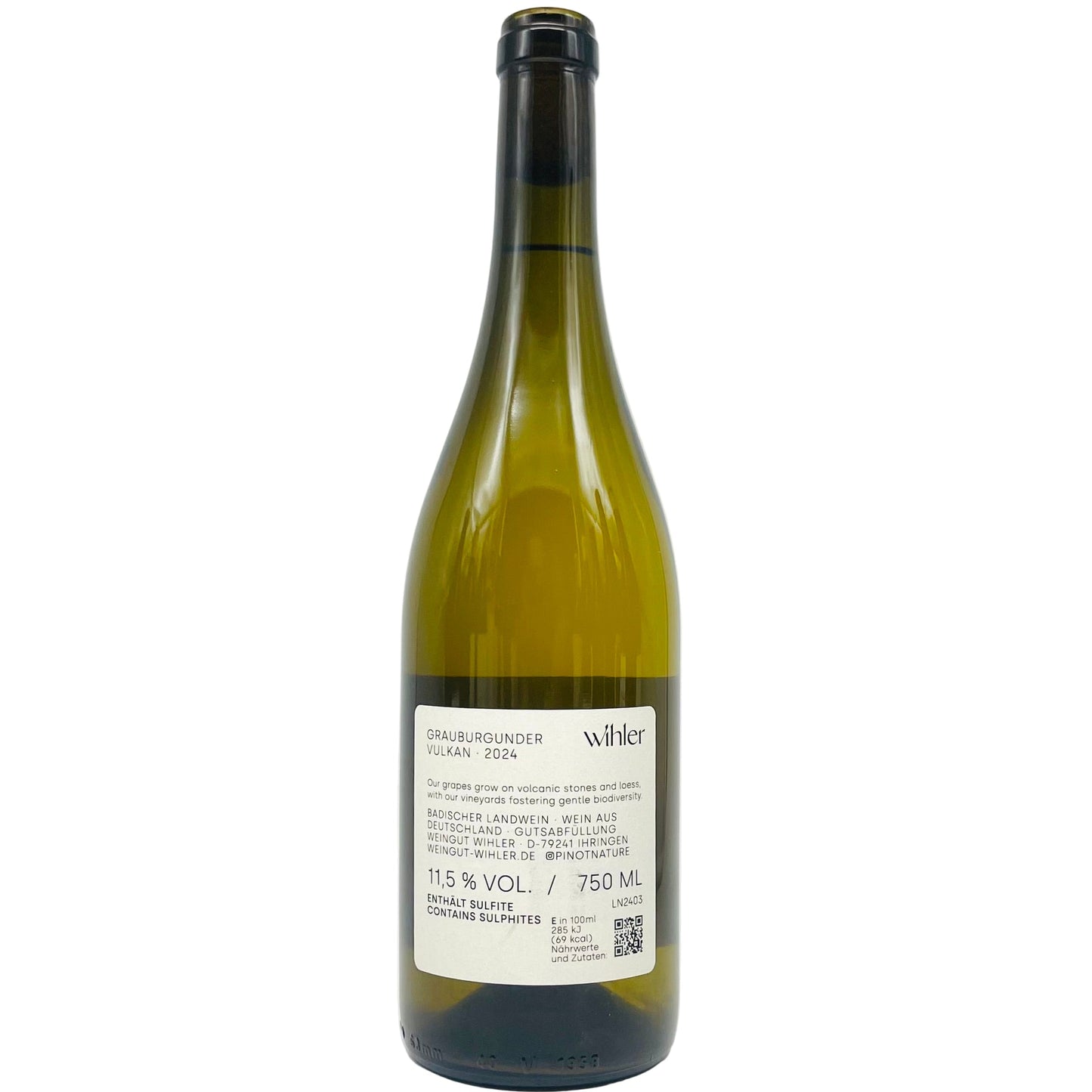 Grauburgunder Vulkan 2024 - The Winehouse Ina Wihler Weißwein