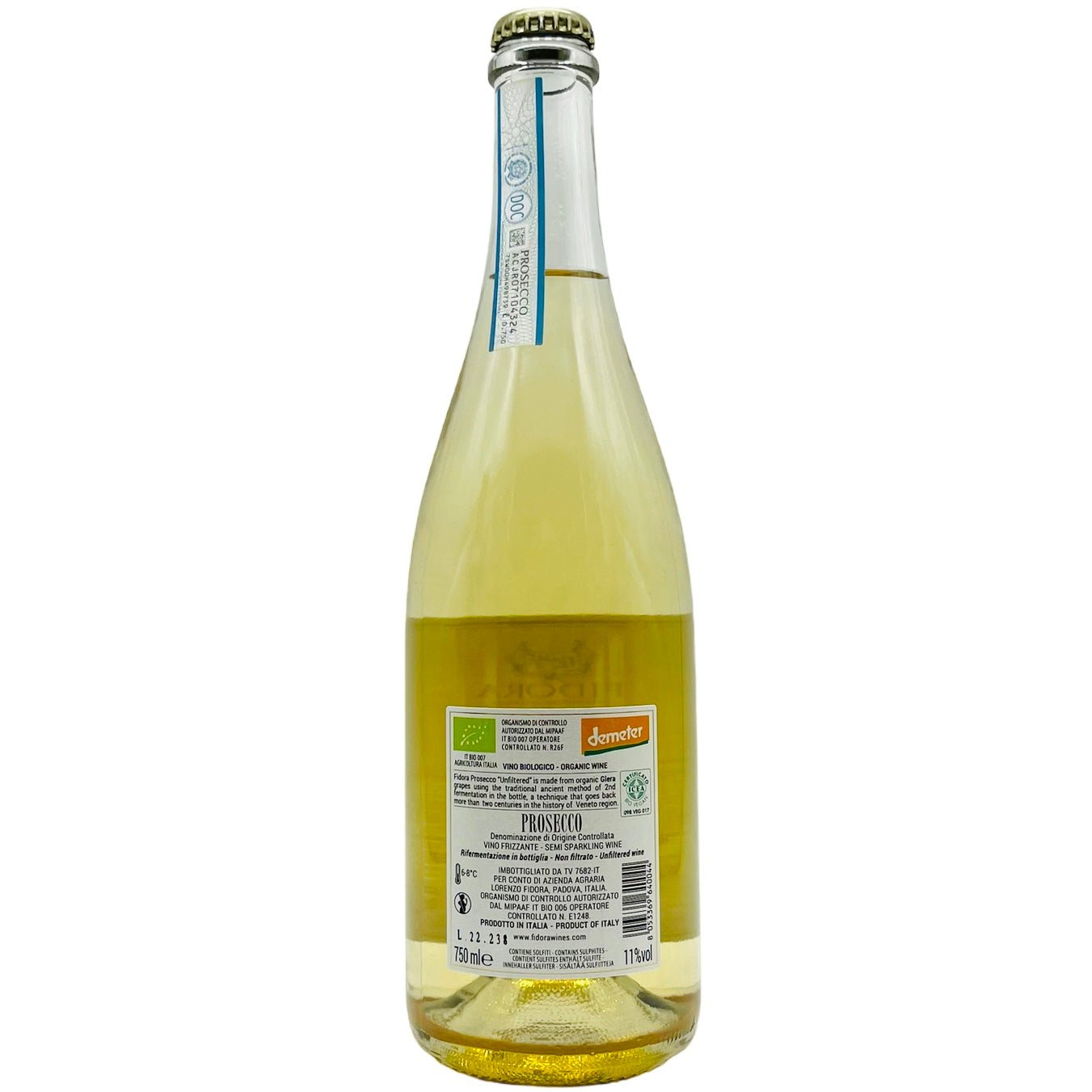 Prosecco Civranetta DOC Frizzante "il fondo" Flaschengärung, unfiltriert - The Winehouse