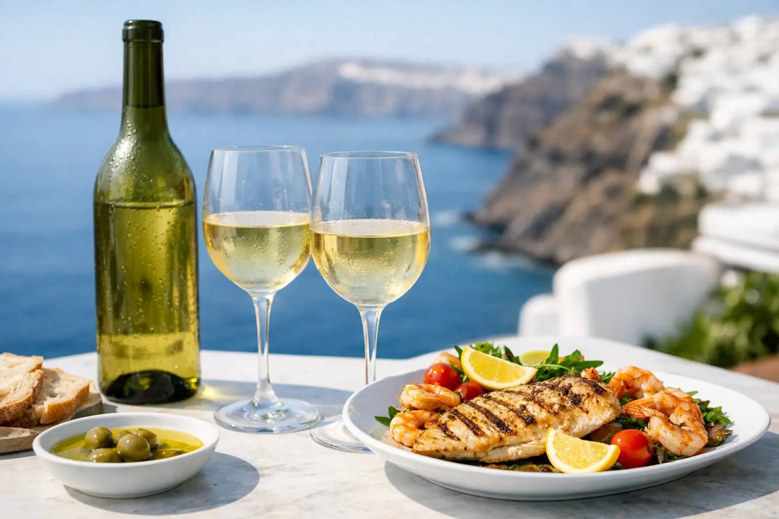 Assyrtiko Wein zu Fisch: So passt es wirklich - The Winehouse