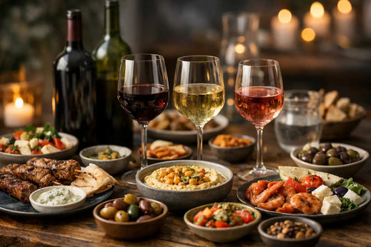 Meze Wein Auswahl für lange Abende am Tisch - The Winehouse