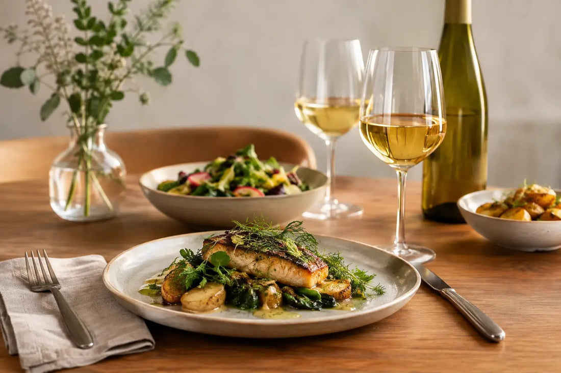 Naturwein-Abendessen: Menü-Beispiel, das funktioniert - The Winehouse