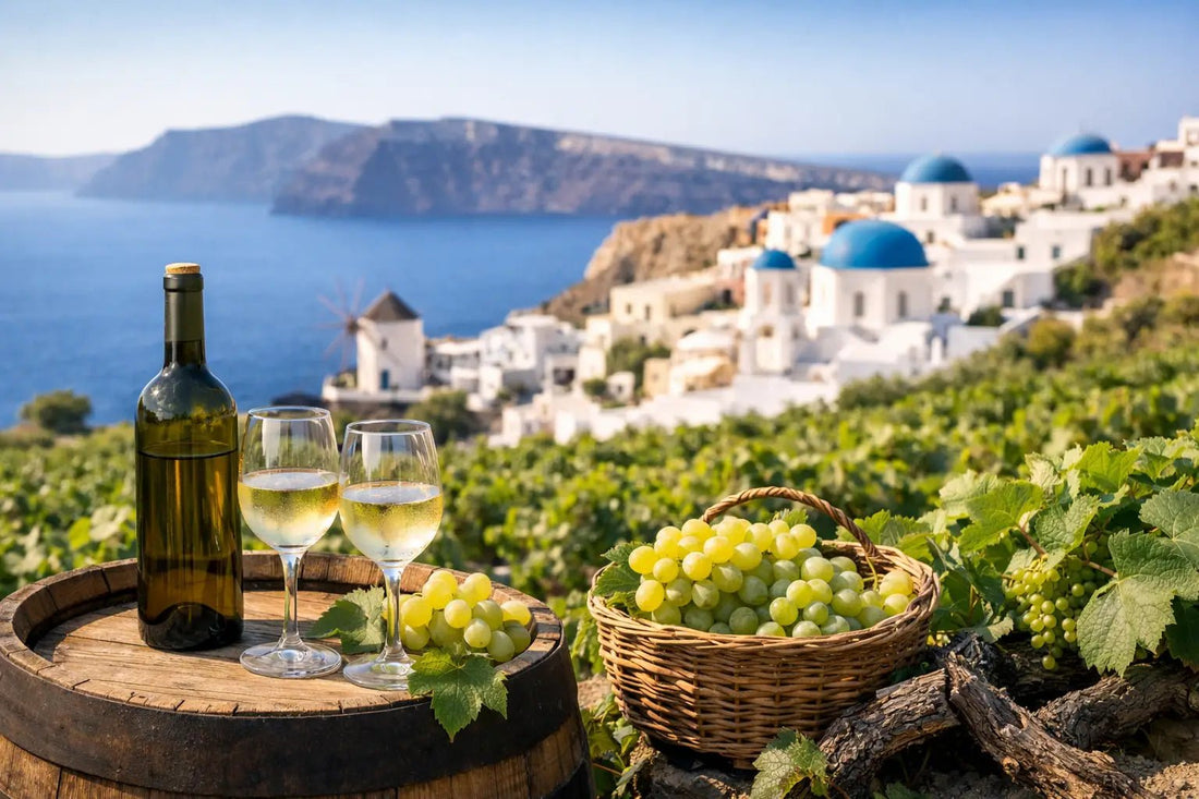Santorins Weinregion: kompakter Guide zu Assyrtiko - The Winehouse
