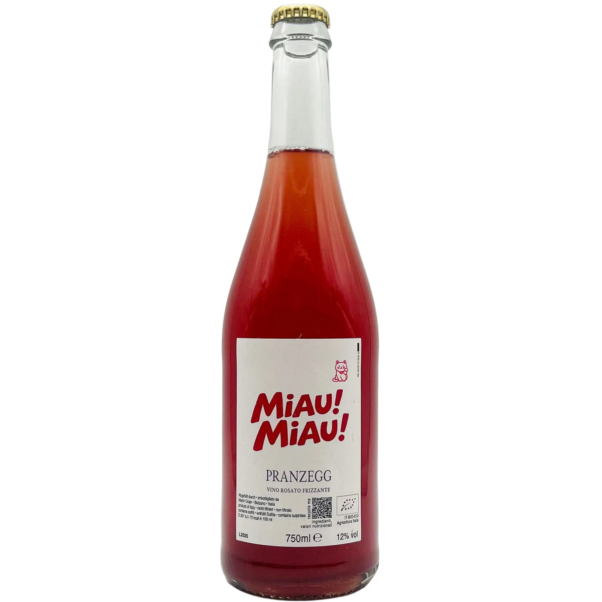 MIAU! Vino Rosato Frizzante 2025 Pranzegg - The Winehouse Pranzegg Schaumwein