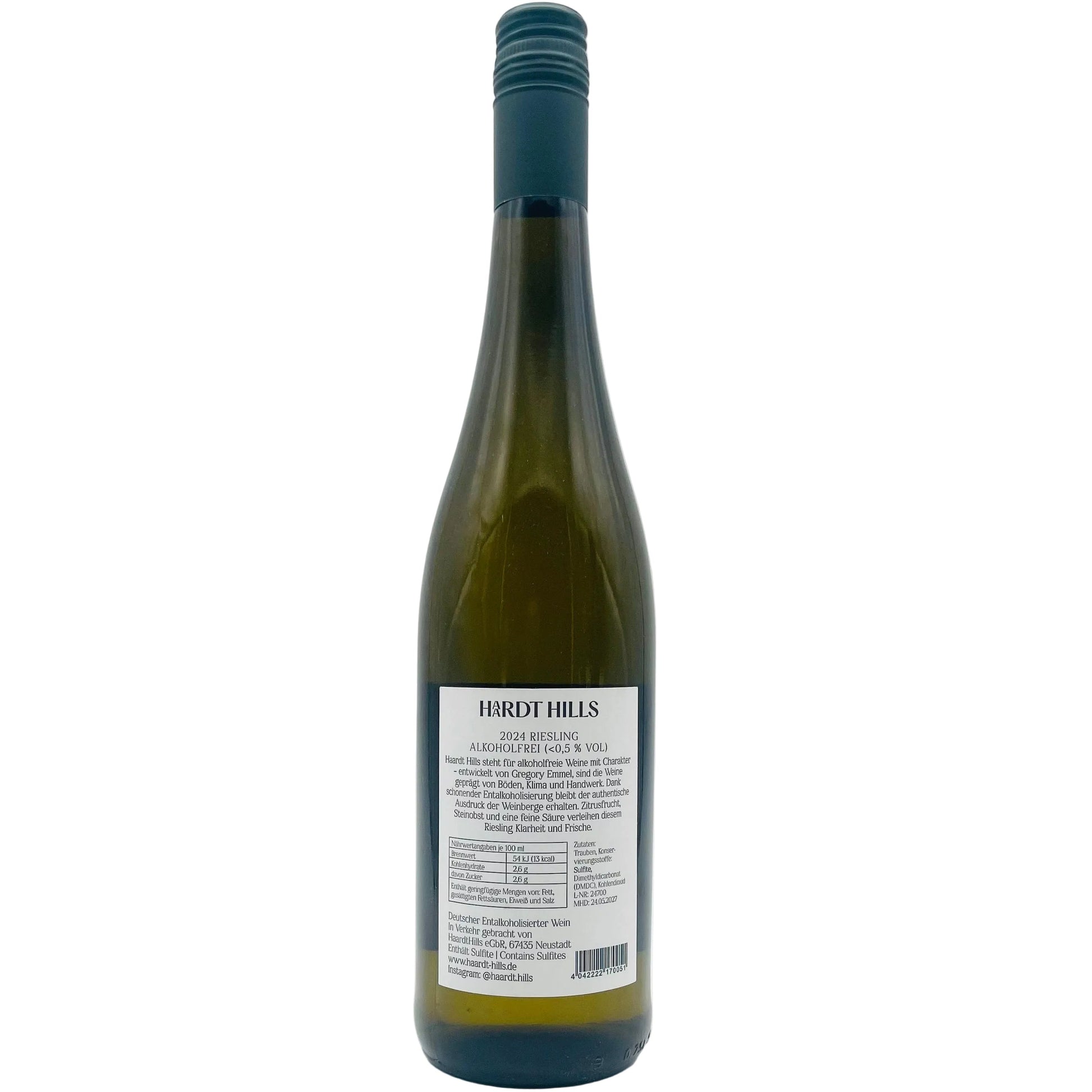 Riesling 2024 - The Winehouse Haardt Hills alkoholfrei still