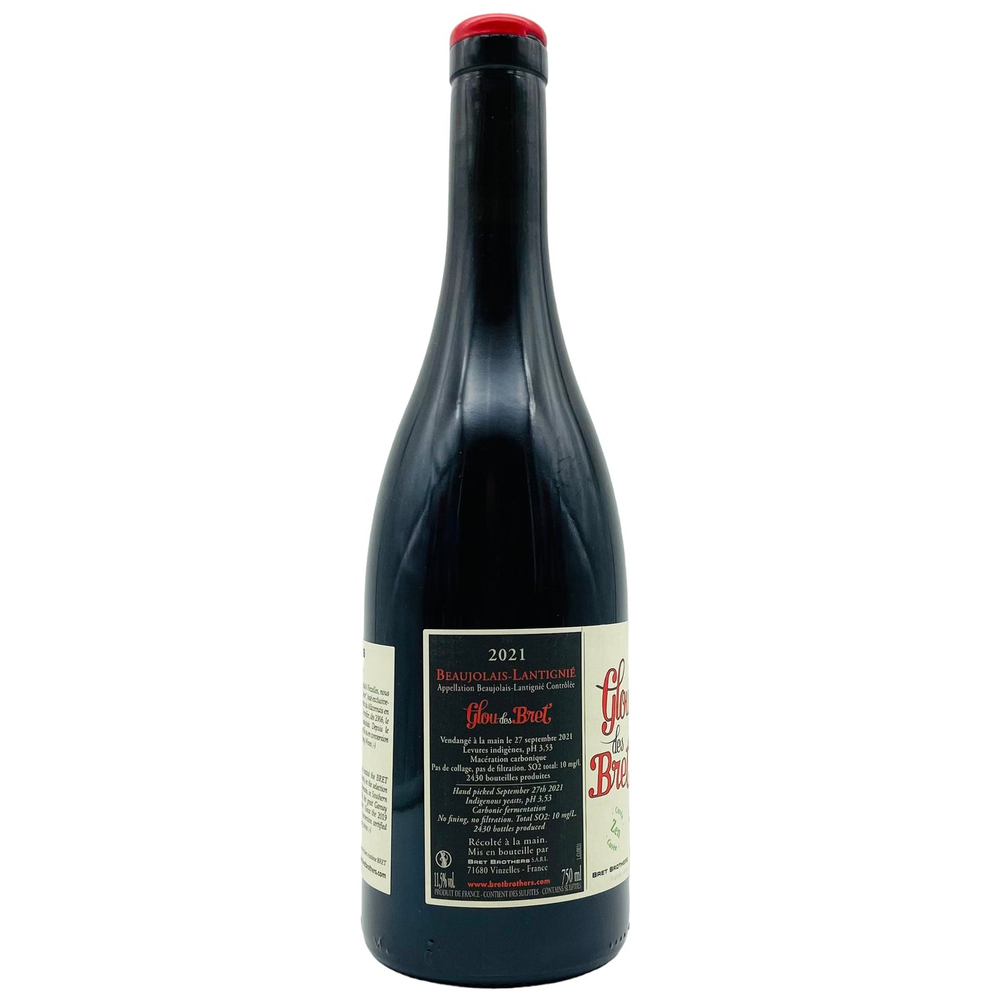 Beaujolais-Lantignié "Glou des Bret" Zen AOC 2021 - The Winehouse Bret Brothers Rotwein