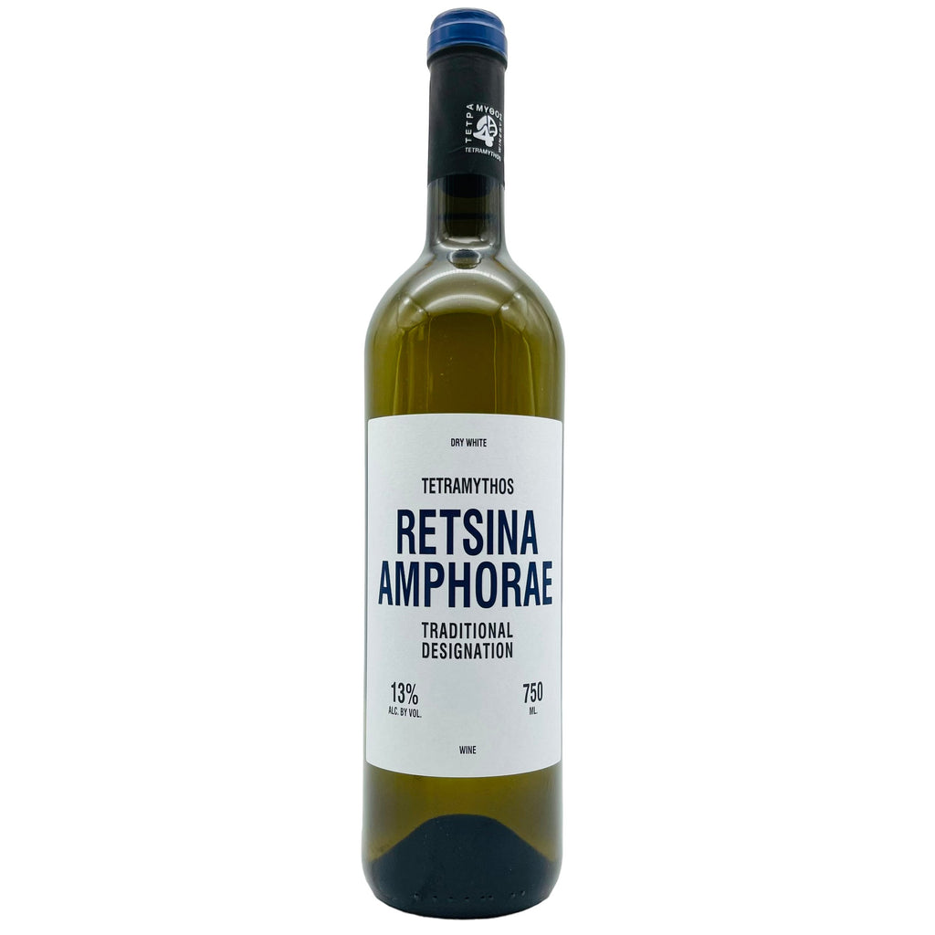 Winehouse Retsina Amphorae – The Designation Tetramythos Traditional Winery